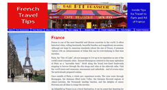 Desktop Screenshot of frenchtraveltips.com
